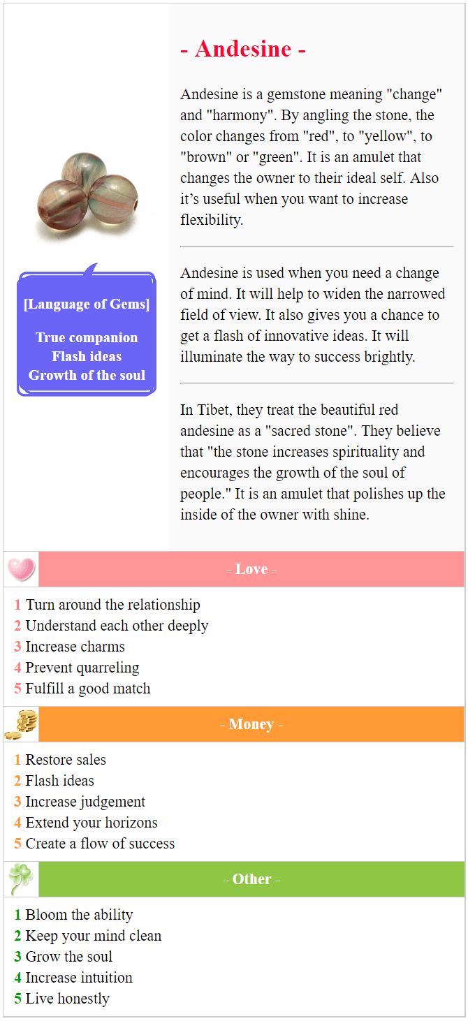 Andesine meaning